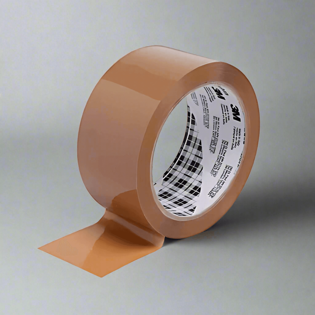 3M™ 369 Box Sealing Tape – Clear and Brown, 0.04 x 48mm x 66m