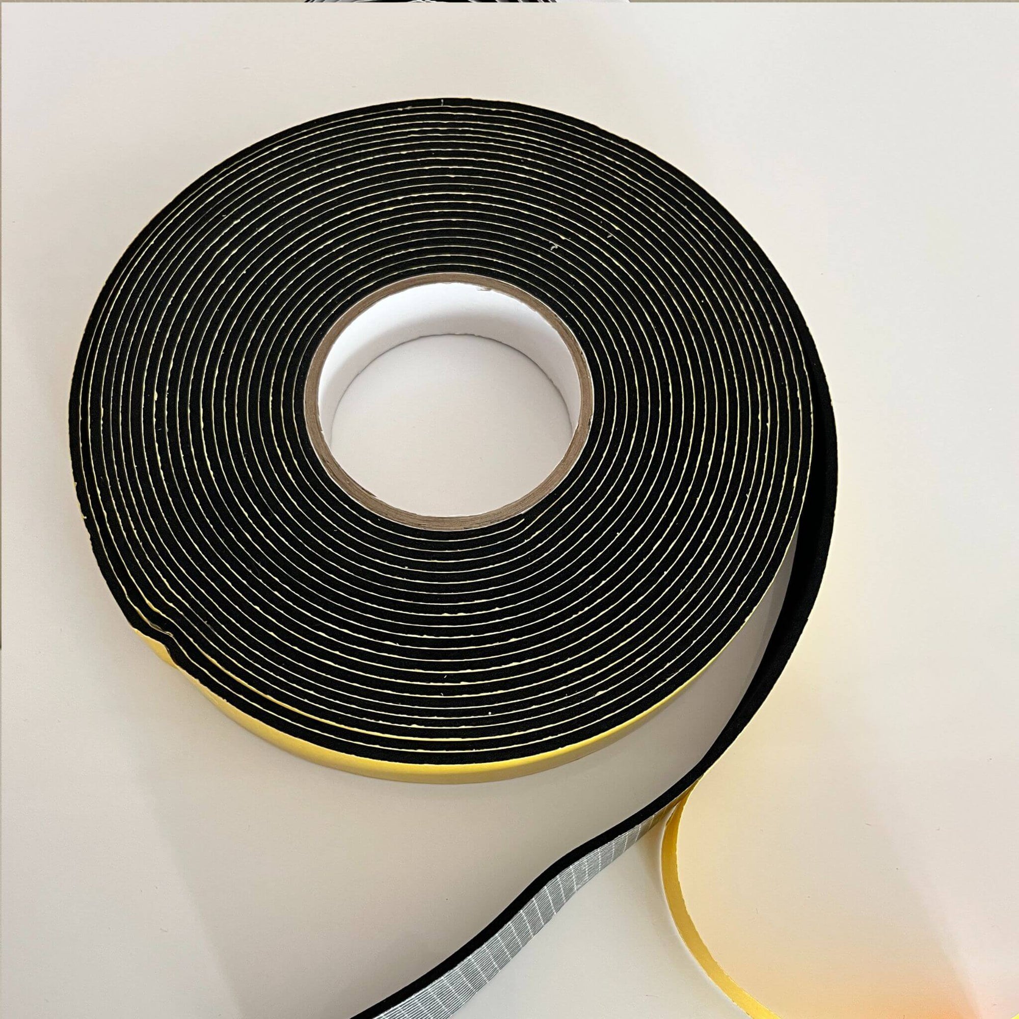 Black single-sided EPDM foam tape