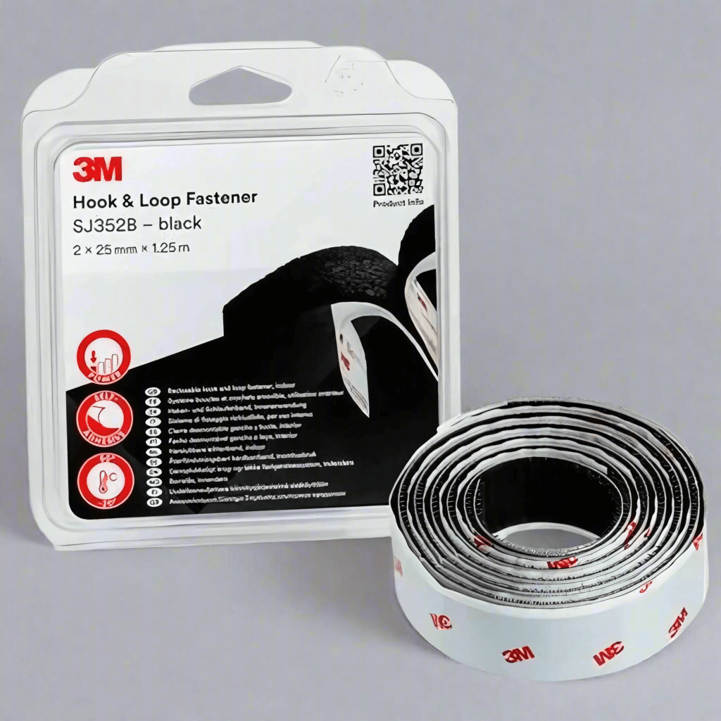 3M™ SJ3526N fekete kampós bliszter 25mmX1.25m IPC 4/CV