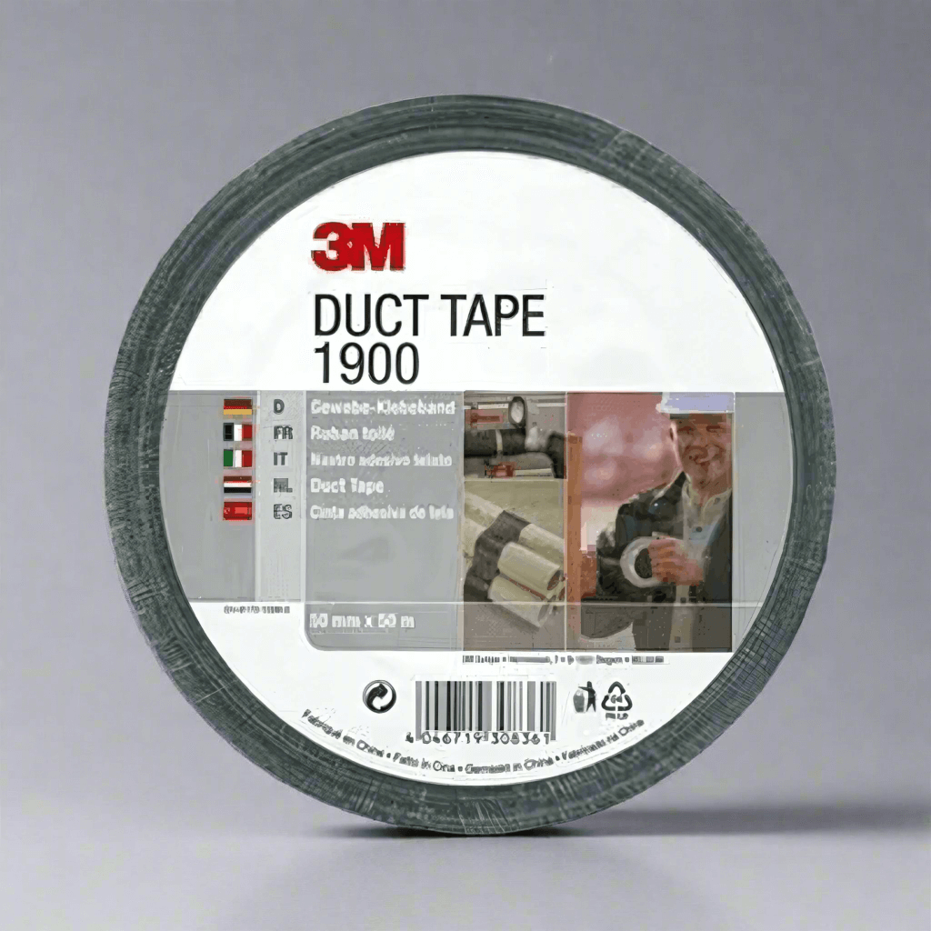 3M™ 1900 Duct Tape – Fekete és Ezüst, 50mm x 50m