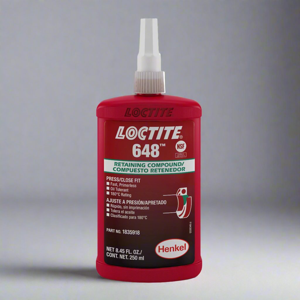 Loctite 648 Nagy Szilárdságú Olajtűrő és Hőálló Rögzítő