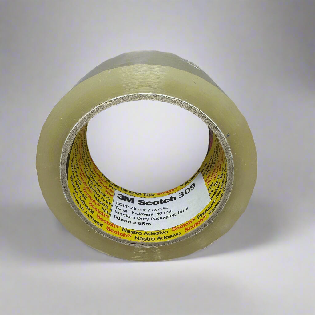 3M™ 309 átlátszó dobozzáró szalag 0,05x50mmx66m