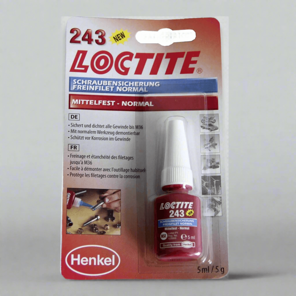 Loctite 243 csavarrögzítő – közepes szilárdságú, több kiszerelésben